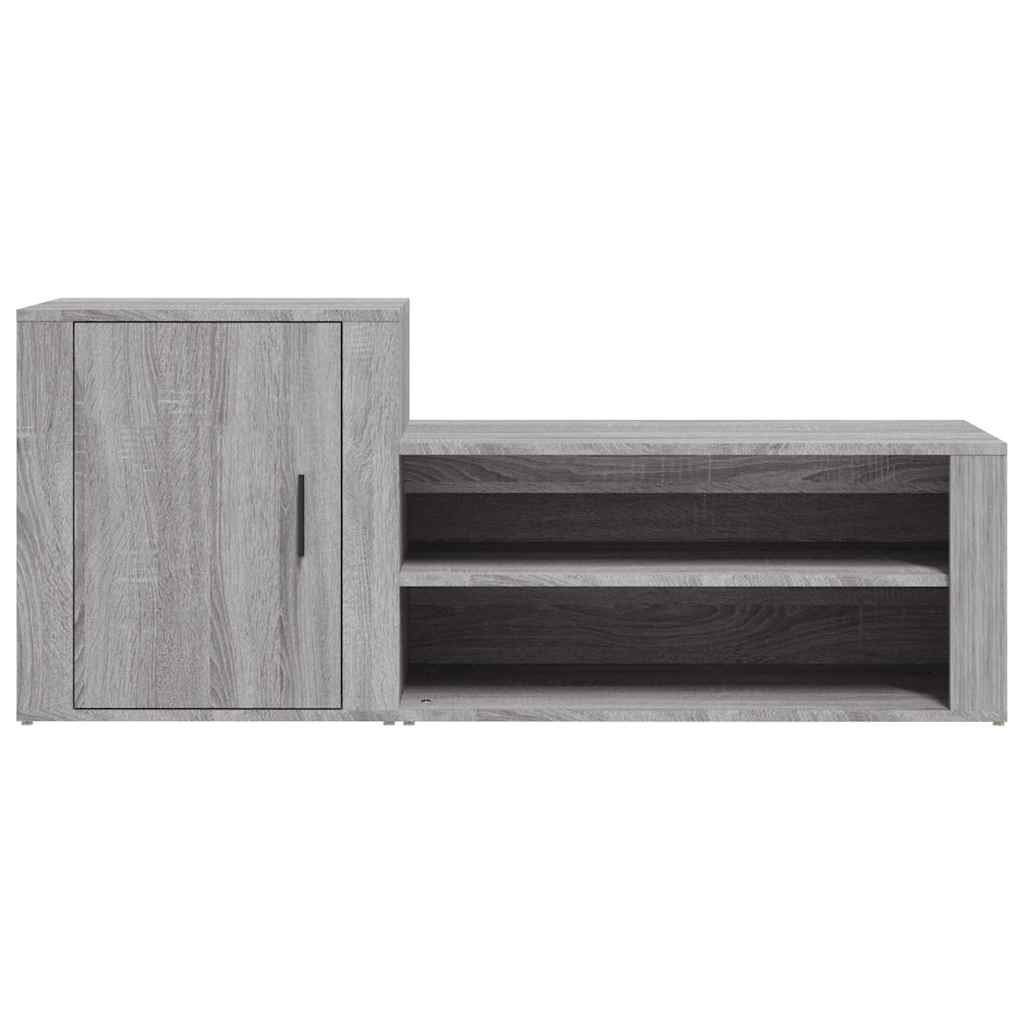 vidaXL Shoe Cabinet | Grey Sonoma | Engineered wood | Medium | Shoe Cabinet 6
