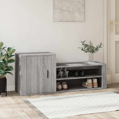 vidaXL Shoe Cabinet | Grey Sonoma | Engineered wood | Medium | Shoe Cabinet 1
