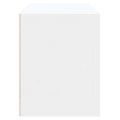 vidaXL Shoe Cabinet High Gloss White 80x35x45 cm Engineered Wood 6