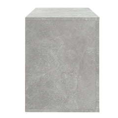 vidaXL Shoe Cabinet Concrete Grey 80x35x45 cm Engineered Wood 6