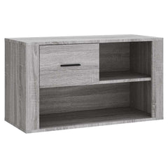 vidaXL Shoe Cabinet Grey Sonoma 80x35x45 cm Engineered Wood 2