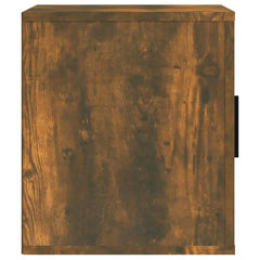 vidaXL TV Cabinet Smoked Oak 100x35x40 cm Engineered Wood 6