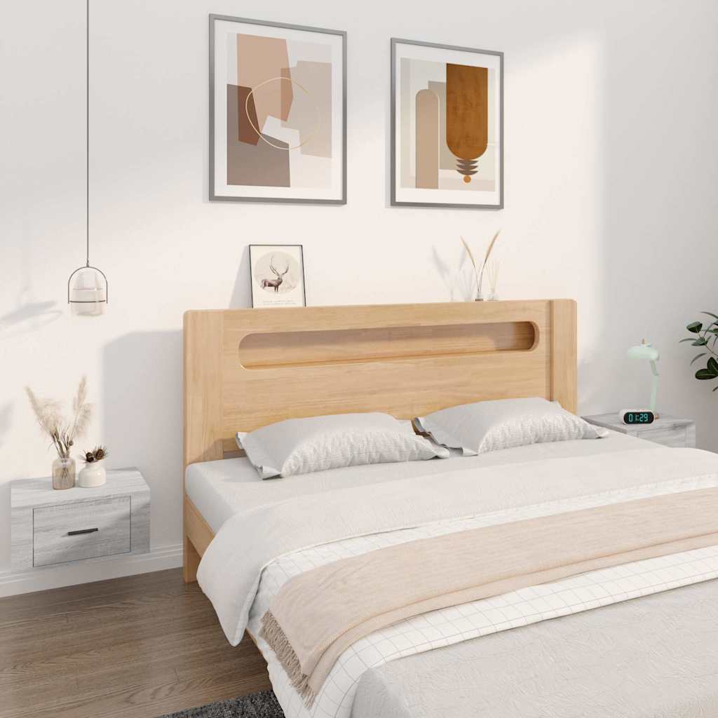 vidaXL Wall-mounted Bedside Cabinets 2 pcs Grey Sonoma 50x36x25 cm 1
