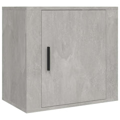vidaXL Wall-mounted Bedside Cabinets 2 pcs Concrete Grey 50x30x47 cm 5
