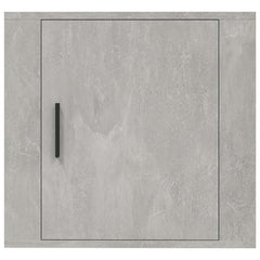 vidaXL Wall-mounted Bedside Cabinets 2 pcs Concrete Grey 50x30x47 cm 6