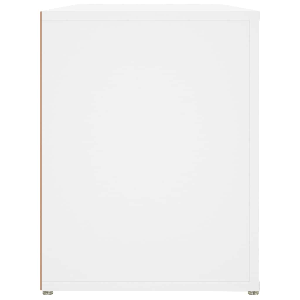 vidaXL Shoe Rack White 100x35x45 cm Engineered Wood 6