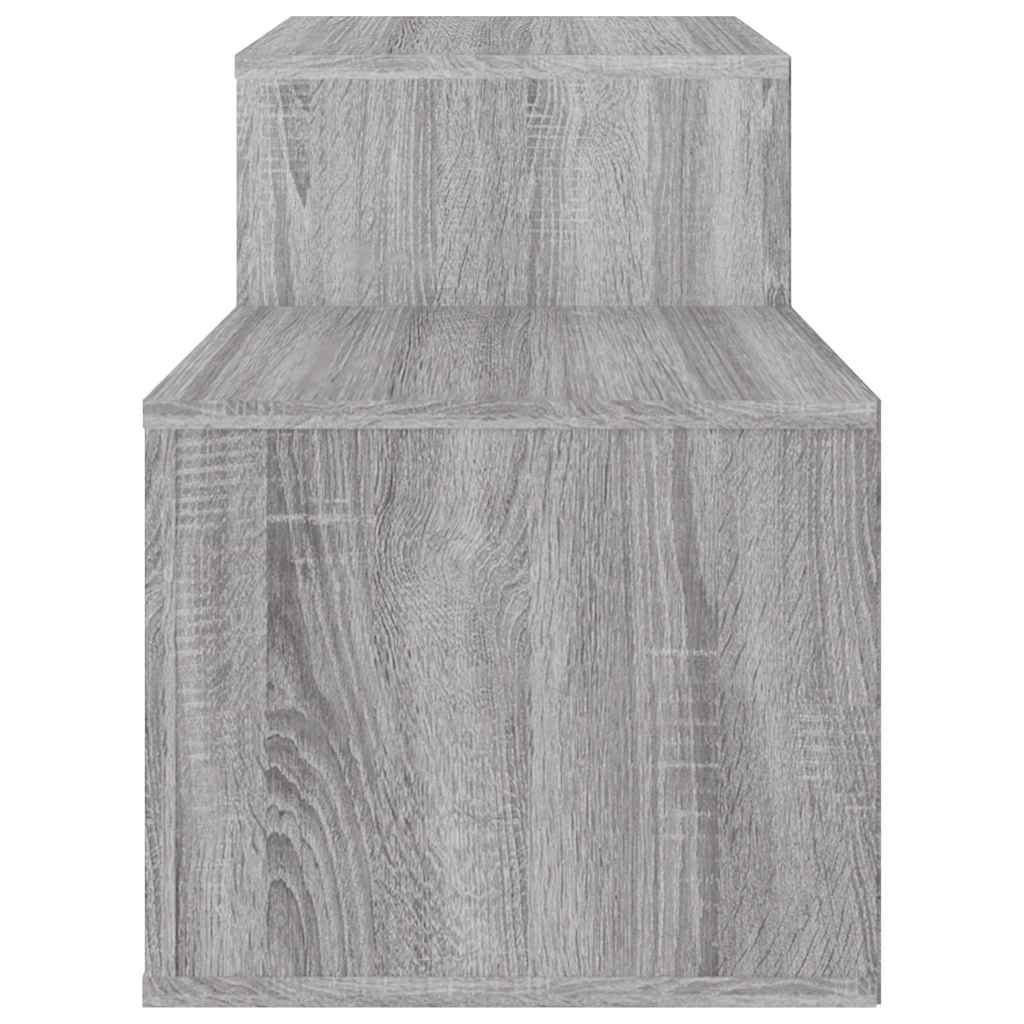 vidaXL Shoe Cabinet Grey Sonoma 150x35x45 cm Engineered Wood 6
