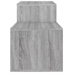 vidaXL Shoe Cabinet Grey Sonoma 150x35x45 cm Engineered Wood 6