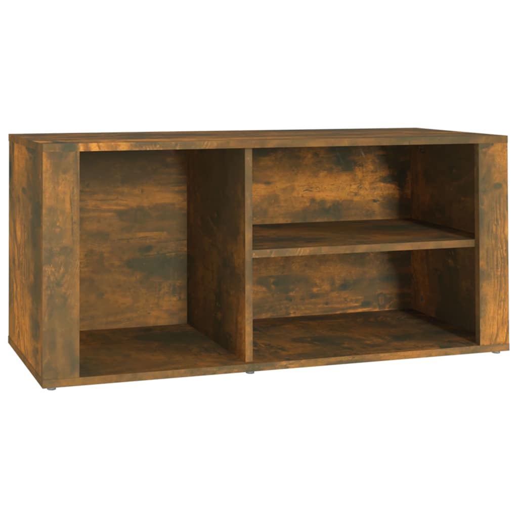 vidaXL Shoe Cabinet | Smoked Oak | Engineered Wood | Medium | Shoe Cabinet 2