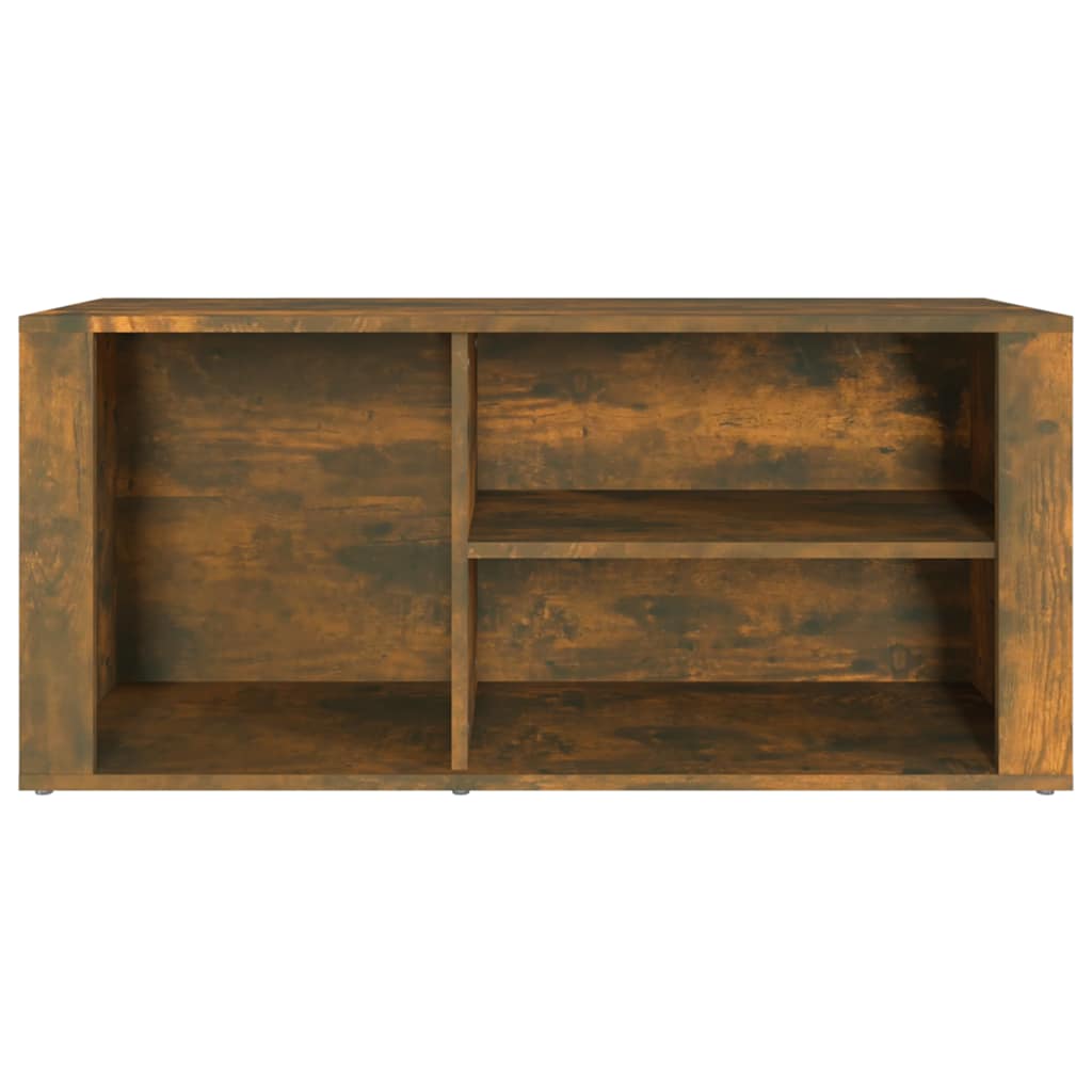 vidaXL Shoe Cabinet | Smoked Oak | Engineered Wood | Medium | Shoe Cabinet 5
