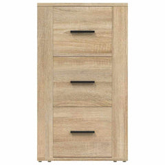 vidaXL Sideboard Sonoma Oak 40x33x70 cm Engineered Wood 3