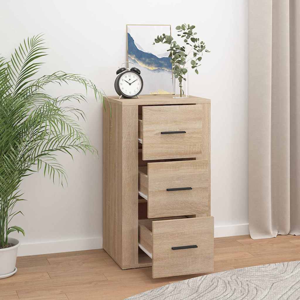 vidaXL Sideboard Sonoma Oak 40x33x70 cm Engineered Wood 6