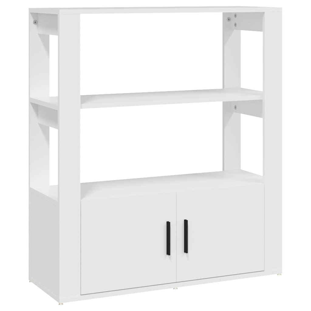 vidaXL Sideboard White 80x30x90 cm Engineered Wood 2