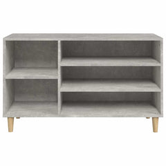 vidaXL Shoe Cabinet Concrete Grey 102x36x60 cm Engineered Wood 5