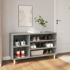 vidaXL Shoe Cabinet Concrete Grey 102x36x60 cm Engineered Wood 1