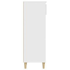 vidaXL Shoe Cabinet White 40x36x105 cm Engineered Wood 5