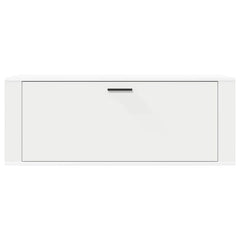 vidaXL Wall Shoe Cabinet White 100x35x38 cm Engineered Wood 5