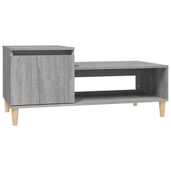 vidaXL Coffee Table Grey Sonoma 100x50x45 cm Engineered Wood 2