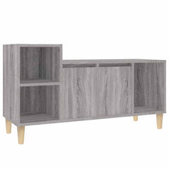 vidaXL TV Cabinet Grey Sonoma 100x35x55 cm Engineered Wood 2