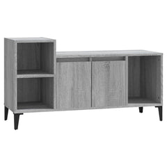vidaXL TV Cabinet Grey Sonoma 100x35x55 cm Engineered Wood 2