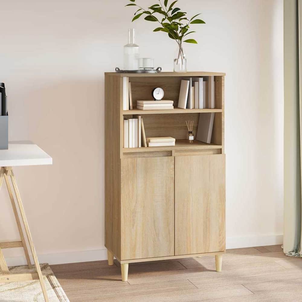 Highboard 60 x 36 x 110 cm Engineered Sonoma Oak