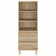 vidaXL Highboard Sonoma Oak 40x36x110 cm Engineered Wood 3