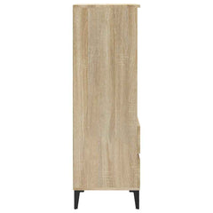 vidaXL Highboard Sonoma Oak 40x36x110 cm Engineered Wood 5
