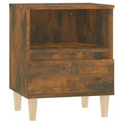 Bedside Cabinet 40x35x50 cm Smoked oak