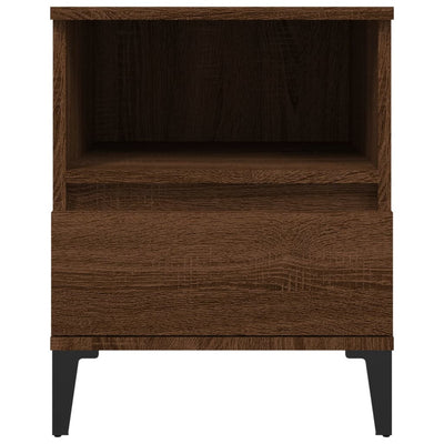 Bedside Cabinet Brown Oak 40x35x50 cm