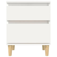 vidaXL Bedside Cabinet | Set of 2 | White 6
