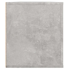 vidaXL TV Cabinet Concrete Grey 100x35x40 cm Engineered Wood 5