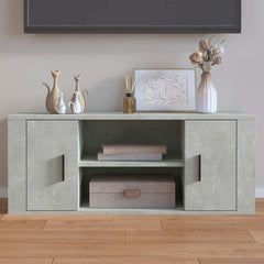 vidaXL TV Cabinet Concrete Grey 100x35x40 cm Engineered Wood 1