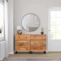 Sideboards 60x33x75 cm Solid acacia wood 2