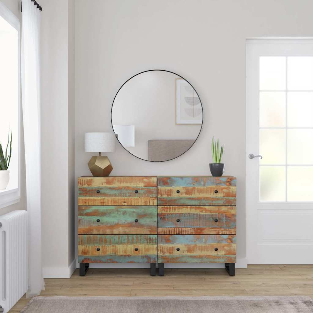 Sideboards 60x33x75 cm Solid reclaimed wood 2