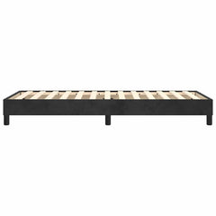 vidaXL Box Spring Bed Frame Black Single Velvet 6