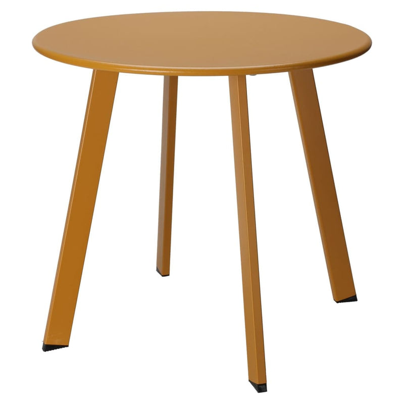 ProGarden End Table 50x45 cm Matte Mustard Yellow