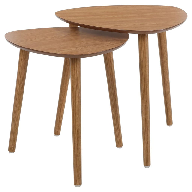 Home&Styling 2 Piece Side Table Set Natural