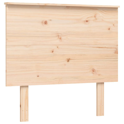 Bed Frame with Headboard 90x200 cm Solid Wood