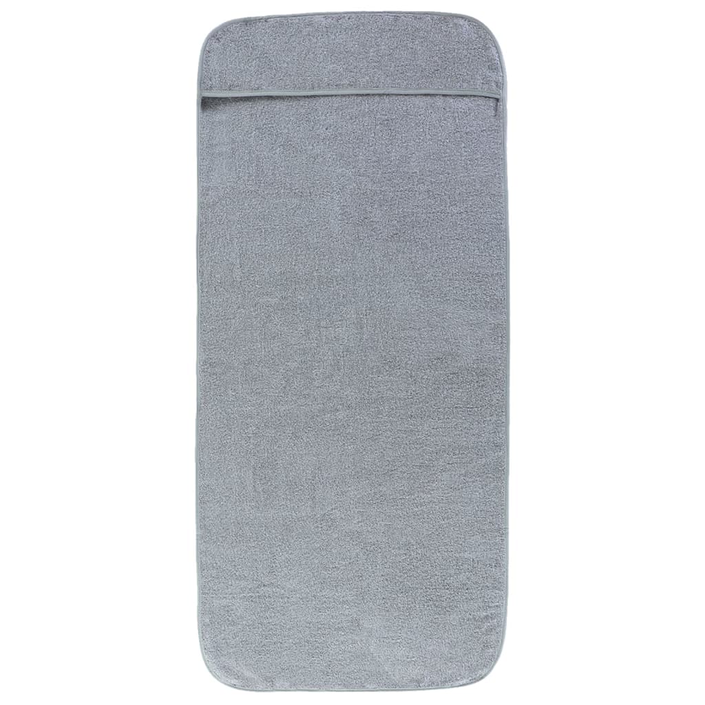 vidaXL Beach Towels 4 pcs Grey 60x135 cm Fabric 400 GSM 4