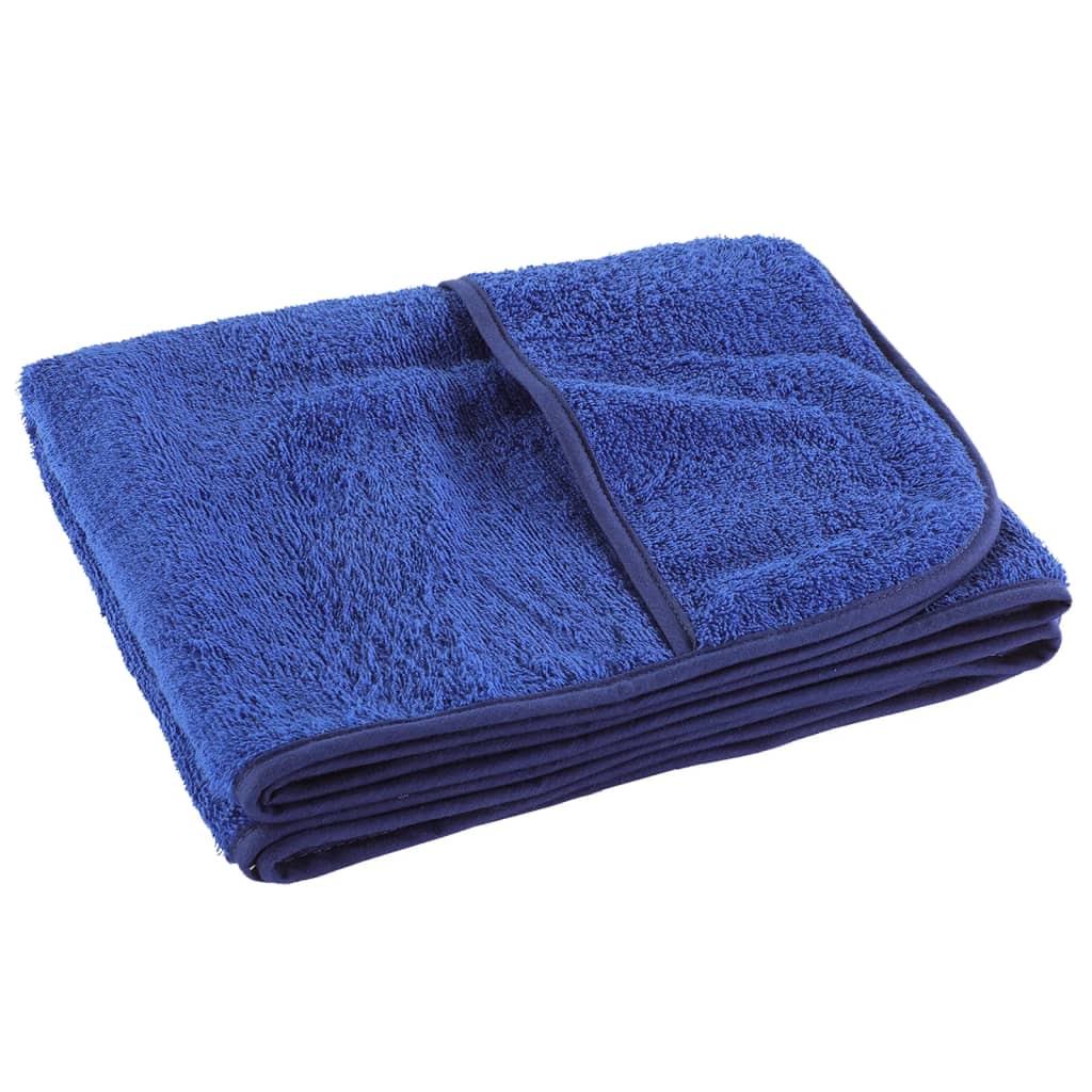 vidaXL Beach Towels 4 pcs Royal Blue 60x135 cm Fabric 400 GSM 5