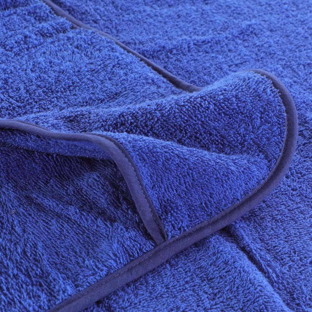 vidaXL Beach Towels 4 pcs Royal Blue 60x135 cm Fabric 400 GSM 6
