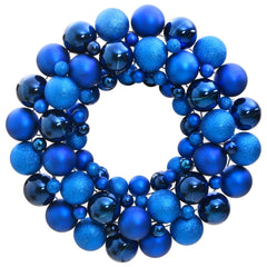 vidaXL Christmas Wreath Blue 45 cm Polystyrene 1
