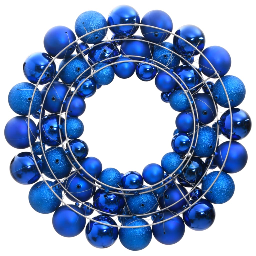 vidaXL Christmas Wreath Blue 45 cm Polystyrene 2