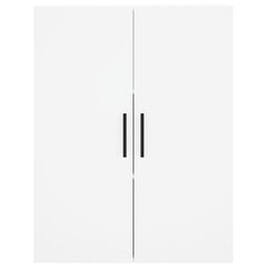 Highboard 69.5x34x180 cm Engineered Wood 2 Wood Doors White