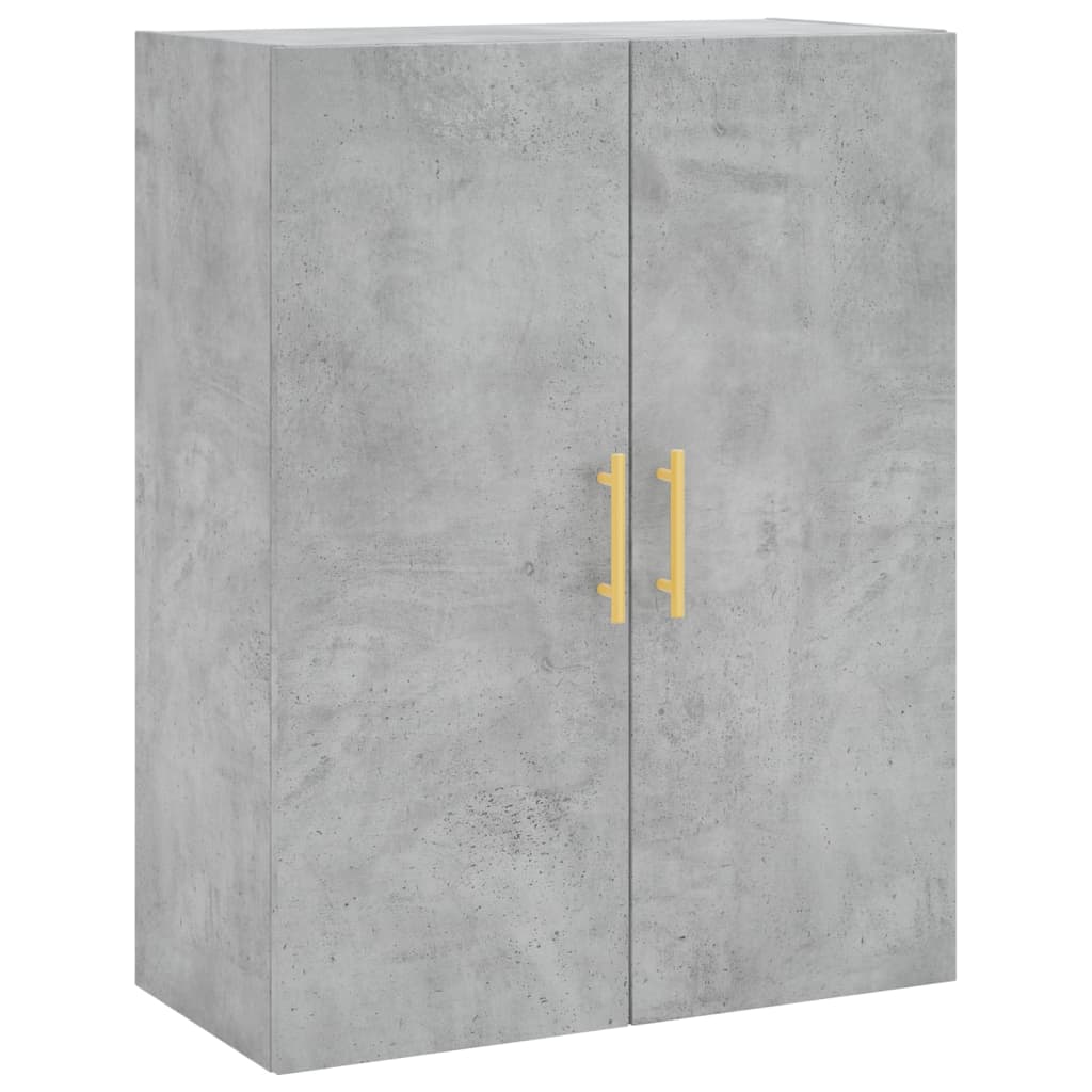 vidaXL Highboard Concrete Grey 69,5x34x180 cm Engineered Wood 4