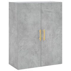 vidaXL Highboard Concrete Grey 69,5x34x180 cm Engineered Wood 4