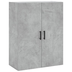 vidaXL Highboard Concrete Grey 69,5x34x180 cm Engineered Wood 4