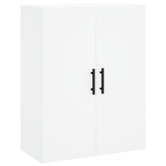 Highboard 69.5x34x180 cm Engineered Wood 3 Drawers White