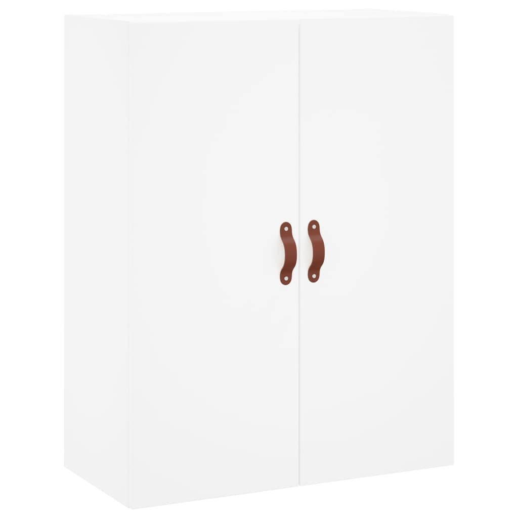 Highboard 69.5x34x180 cm Engineered Wood 3 Shelves White