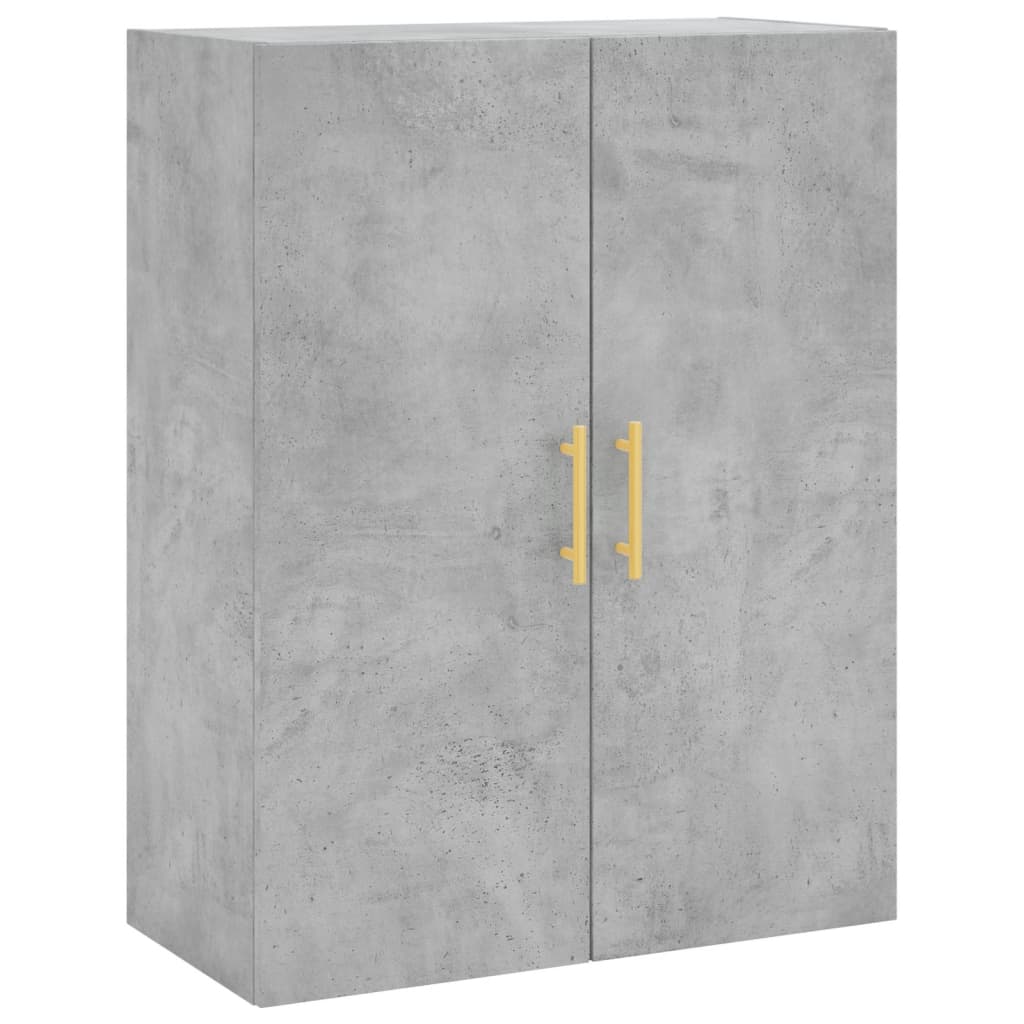 vidaXL Highboard Concrete Grey 69,5x34x180 cm Engineered Wood 4